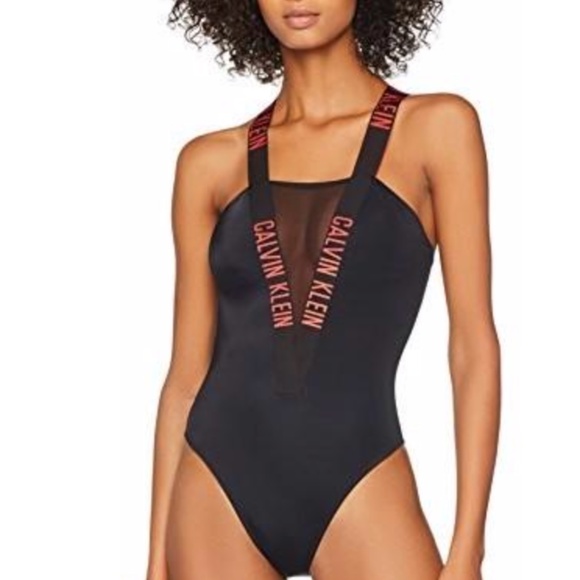 calvin klein mesh swimsuit